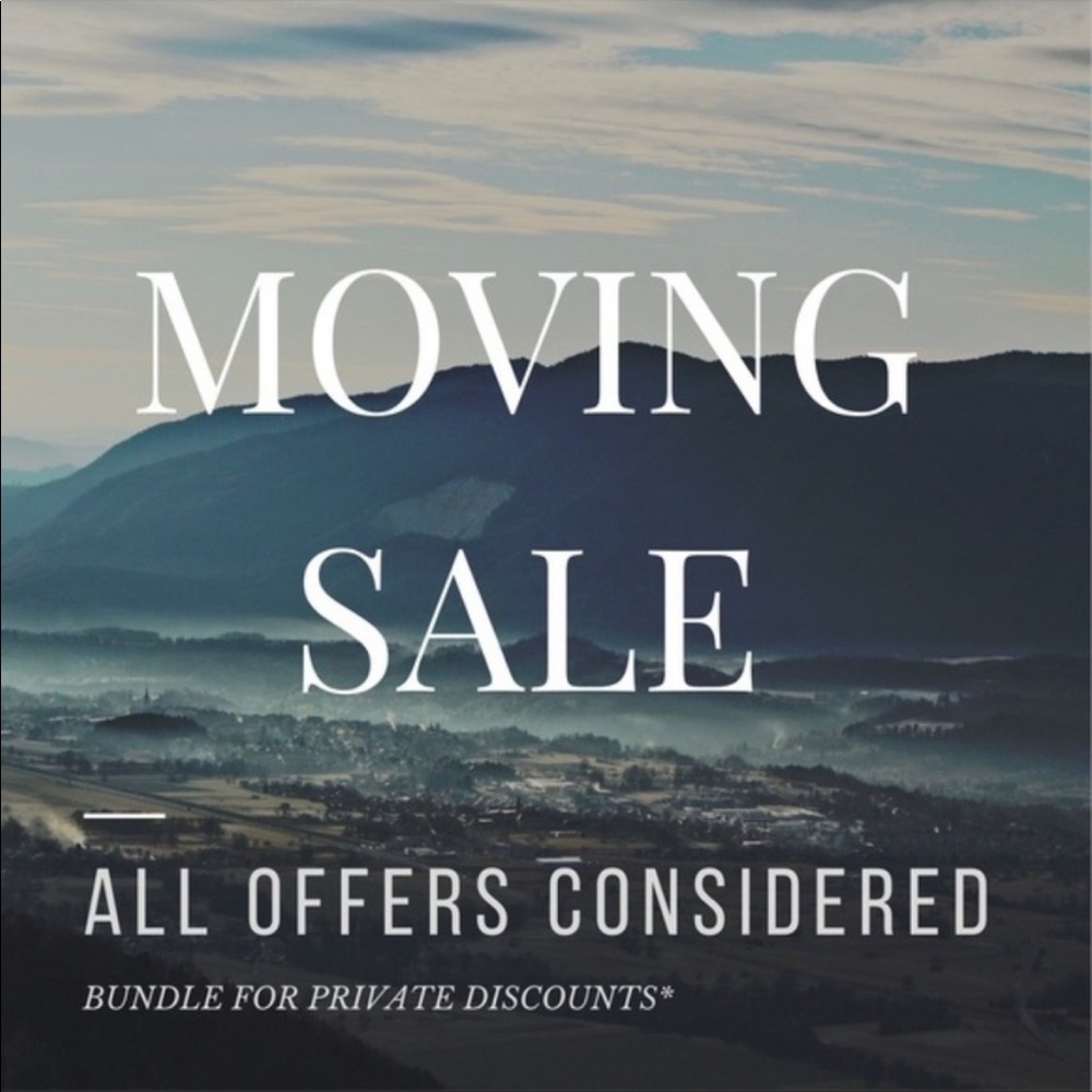 Moving Sale,  All Offers Considered!  Bundle Discounts Available!